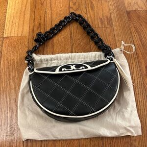 Tory Burch Mini Fleming Spectator  Crescent - NWT